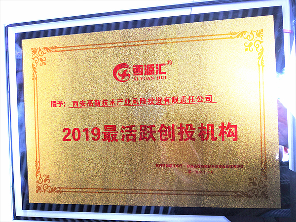 西高投蝉联金孵奖“最活跃创投机构”