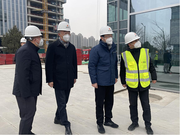 西安高新金控集团总经理胡炘带队检查指导建设项目安全生产工作