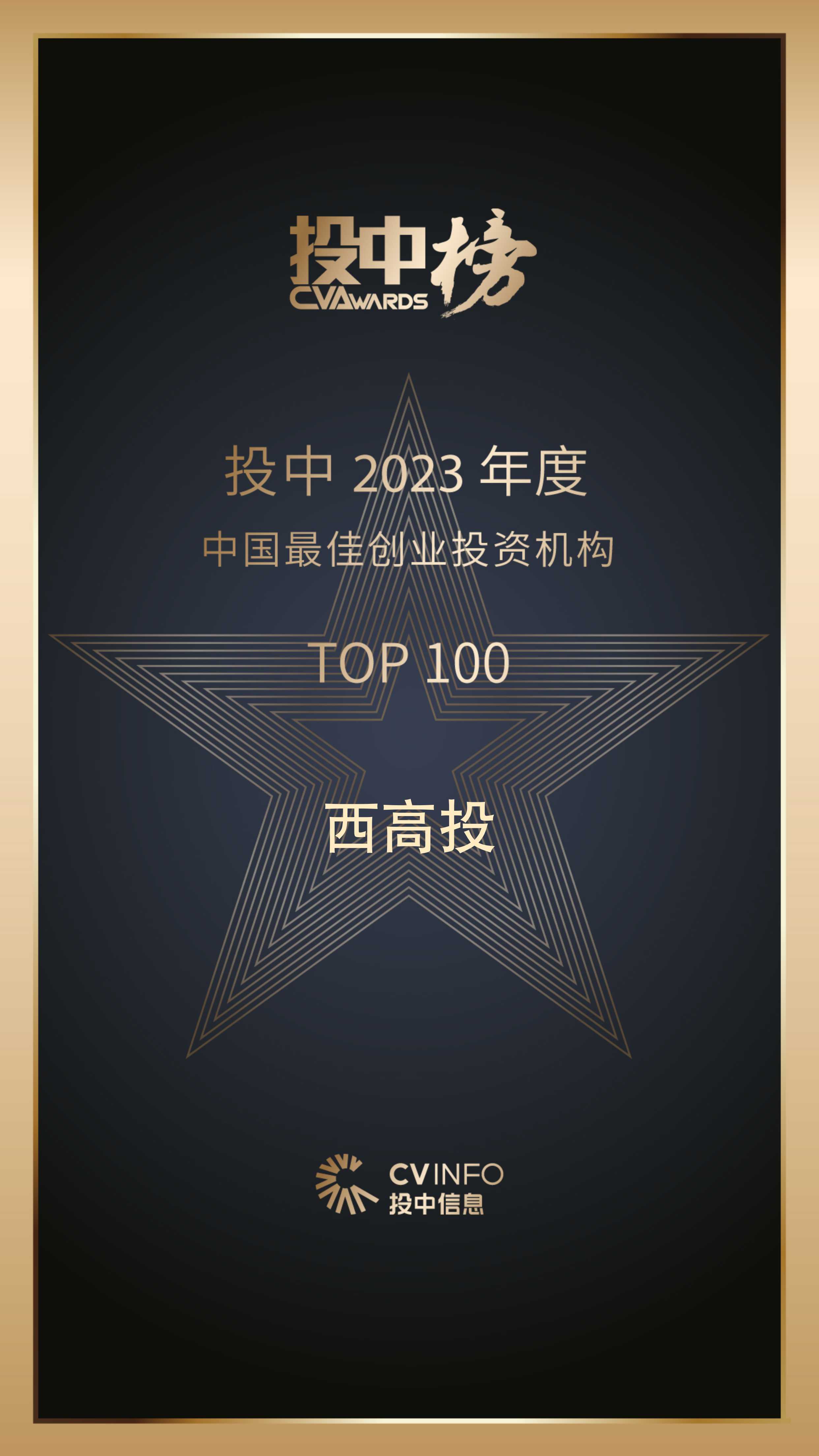 西高投连续8年入选投中榜主榜—2023年度中国最佳创业投资机构TOP100.jpg